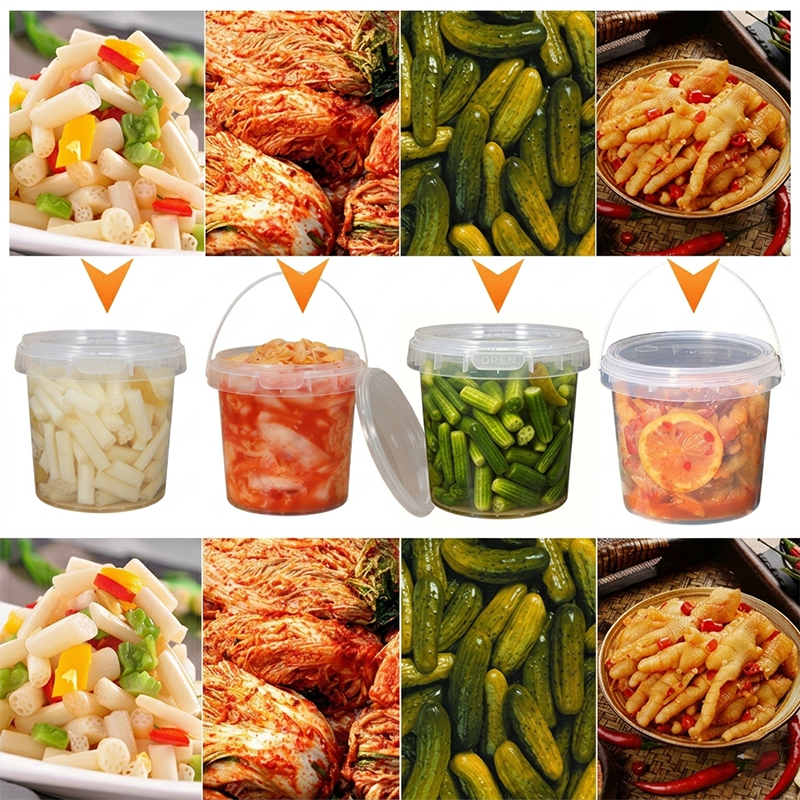 Multi-Function Automatic Filling Labeling Sealing Machine for Pickled Cucumbers, Kimchi, Jalapeños, Preserved Kelp, and Spout Pouches - Image 3