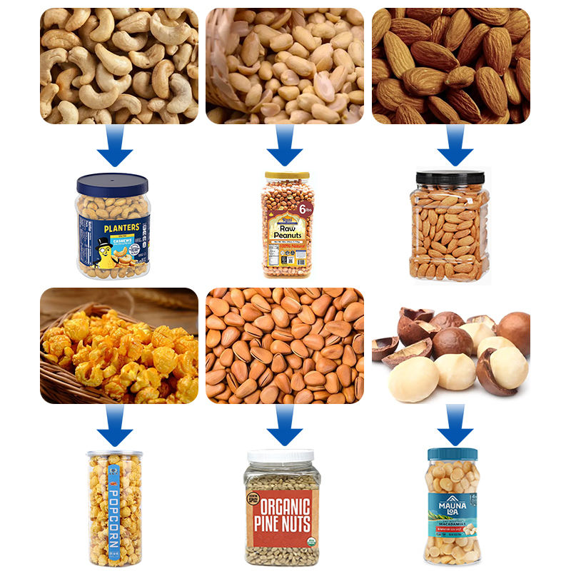 Automatic New PLC Filling Machine for Candies Sweets Chocolate Beverage Commodity Food Packaging in Jars Bottles Cans Barrels - Image 3