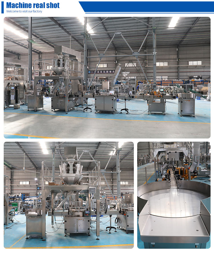 Automatic New PLC Filling Machine for Candies Sweets Chocolate Beverage Commodity Food Packaging in Jars Bottles Cans Barrels - Image 4