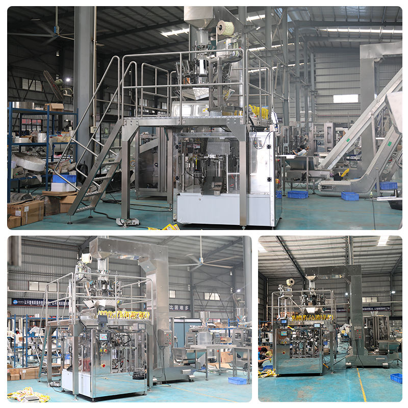 Automatic Vertical Multi-Function Wrapping Filling Plastic Zipper Bag Machine for Cereal Popcorn Pistachio Breakfast Oatmeal - Image 3