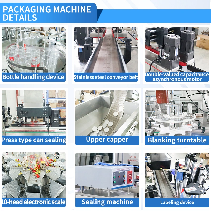 Grain and bean pet bottle filling sealing and capping machine - 图片 5