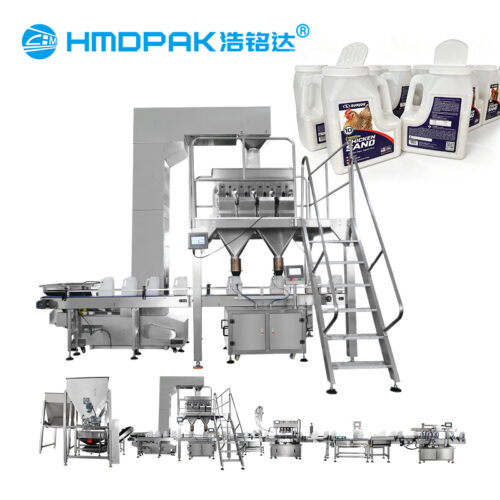 Fully Automatic Small Granule Snow-Melting Salt Filling, Capping and Filling Machin